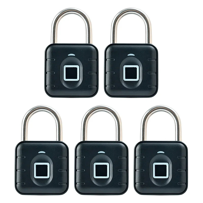 KERUI Fingerprint Padlock for Door Keyless Outdoor Waterproof Padlock USB Rechargeable Security Padlock Easy to Use