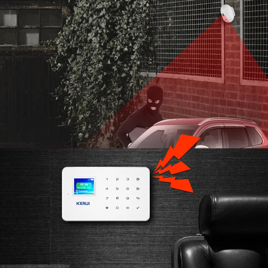 KERUI P861 Outdoor Motion Sensor Detector For Wireless Security Alarm Waterproof PIR Infrared Driveway Garage Burglar Alarm
