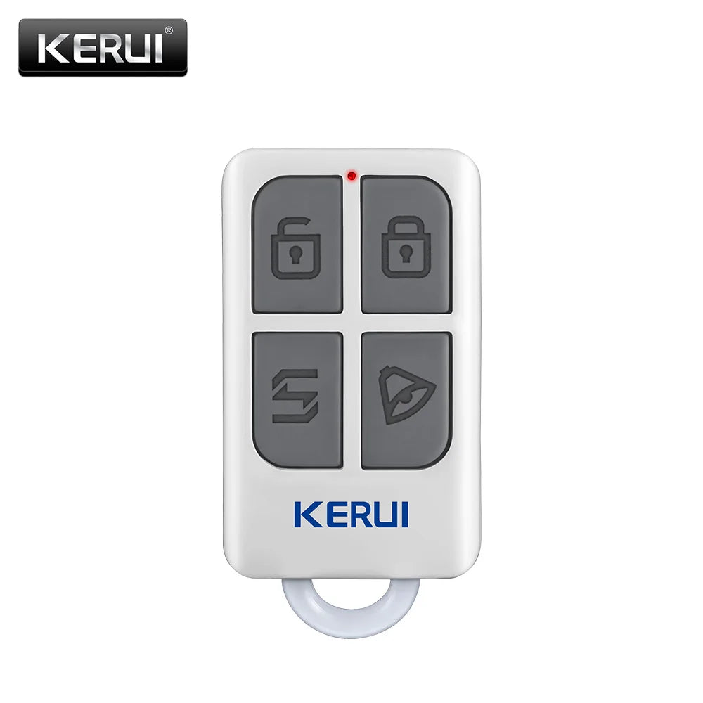 KERUI RC531 Wireless Portable Remote Control 4 Buttons Keychain For WIFI GSM PSTN Home Security Alarm System