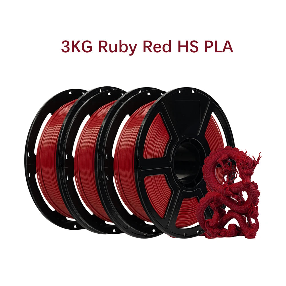 FLASHFORGE 3pcs/lot High Speed PLA/ PETG/ ASA 3d Printer Filament 1.75mm High Toughness Sealed Packaging No Plugs No Warping Low Shrinkage 3d Printer Material