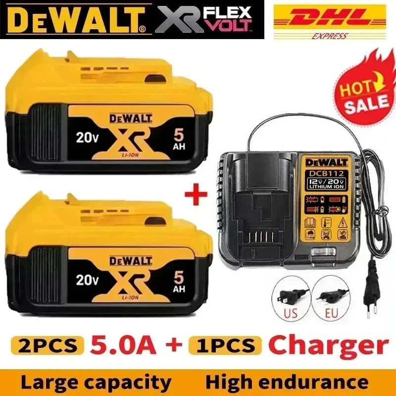 New 100% Original Dewalt 6.0Ah 9.0Ah Battery 20V Original Dewalt Power Tool Battery DCB206 DCB206 20V Battery DCB205 DCB200