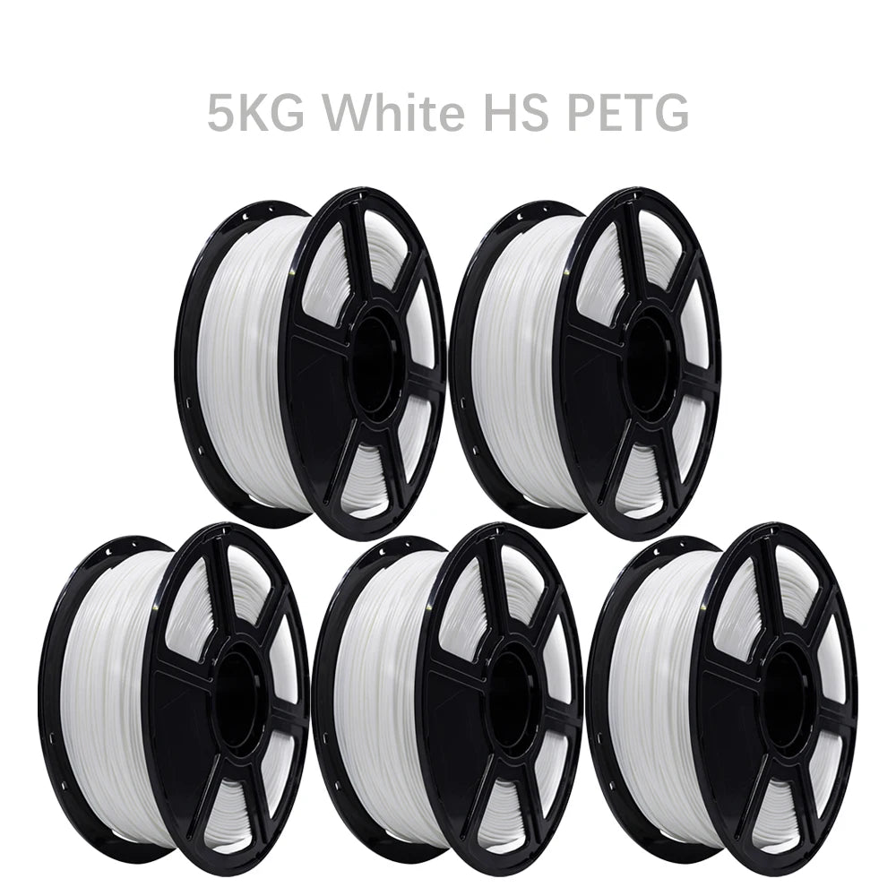 FLASHFORGE 5pcs/lot High Speed PLA/ PETG/ ASA 3d Printer Filament 1.75mm High Toughness Sealed Packaging No Plugs No Warping Low Shrinkage 3d Printer Material