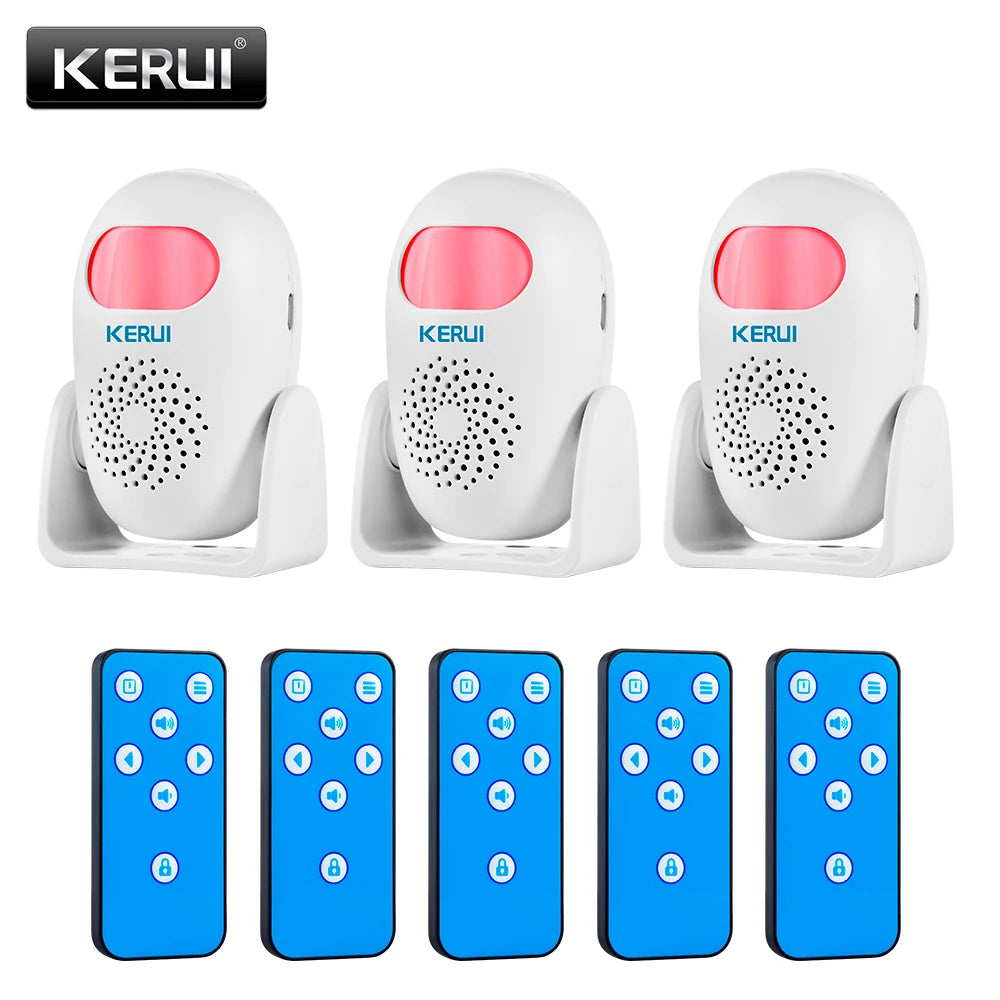 KERUI M120 PIR Motion Sensor Alarm Infrared Anti-Theft Burglar Welcome Chime Human Motion Detector Garage Shop Home Security
