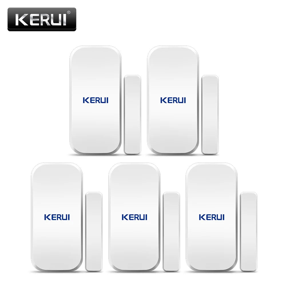 KERUI Wireless 433MHz Window Door Magnet Sensor Detector For KR-W181 W184 W204 Home Security Alarm Systems Burglar Anti-theft