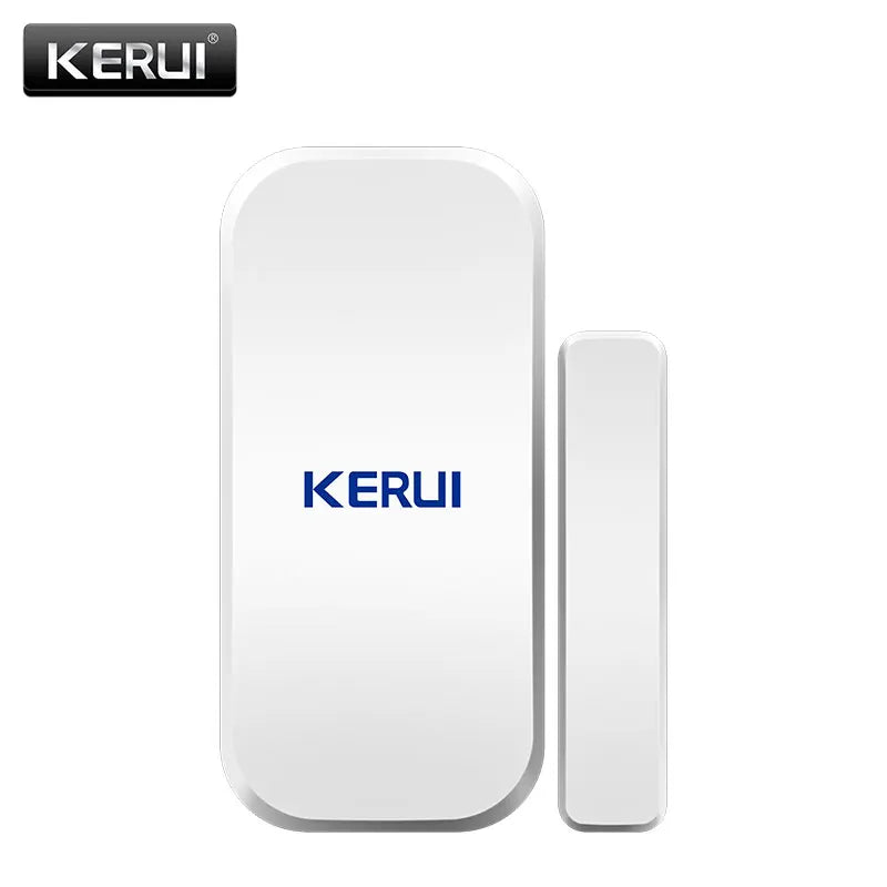 KERUI Wireless Doorbell Home Security Welcome Chime Door Bell Work with PIR Motion Detector Door Sensor Sound Alarm Ring Button