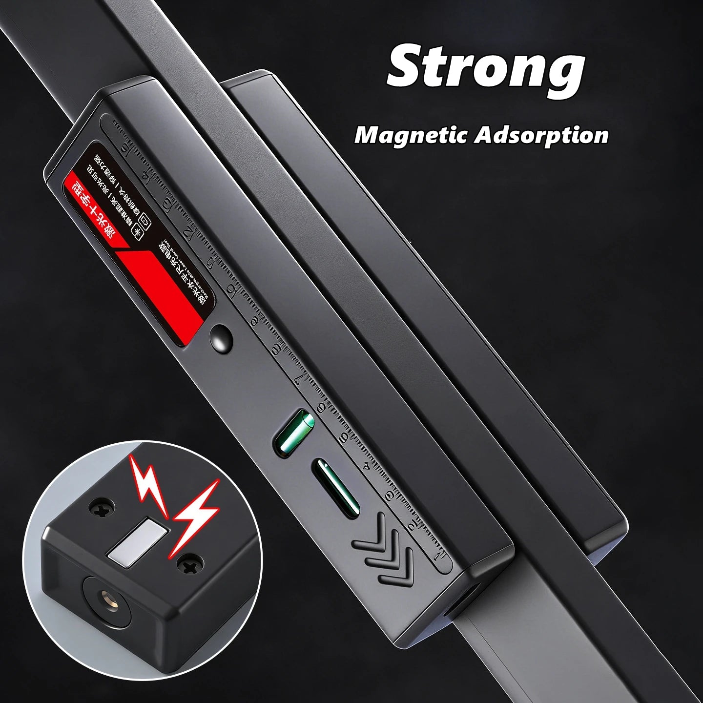 Professional Green Beam Laser Level, High Precision Level Tool with Strong Magnetic Base & Cross Line, Portable Leveler