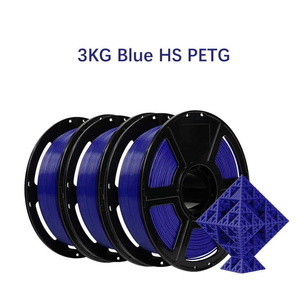 FLASHFORGE 3pcs/lot High Speed PLA/ PETG/ ASA 3d Printer Filament 1.75mm High Toughness Sealed Packaging No Plugs No Warping Low Shrinkage 3d Printer Material