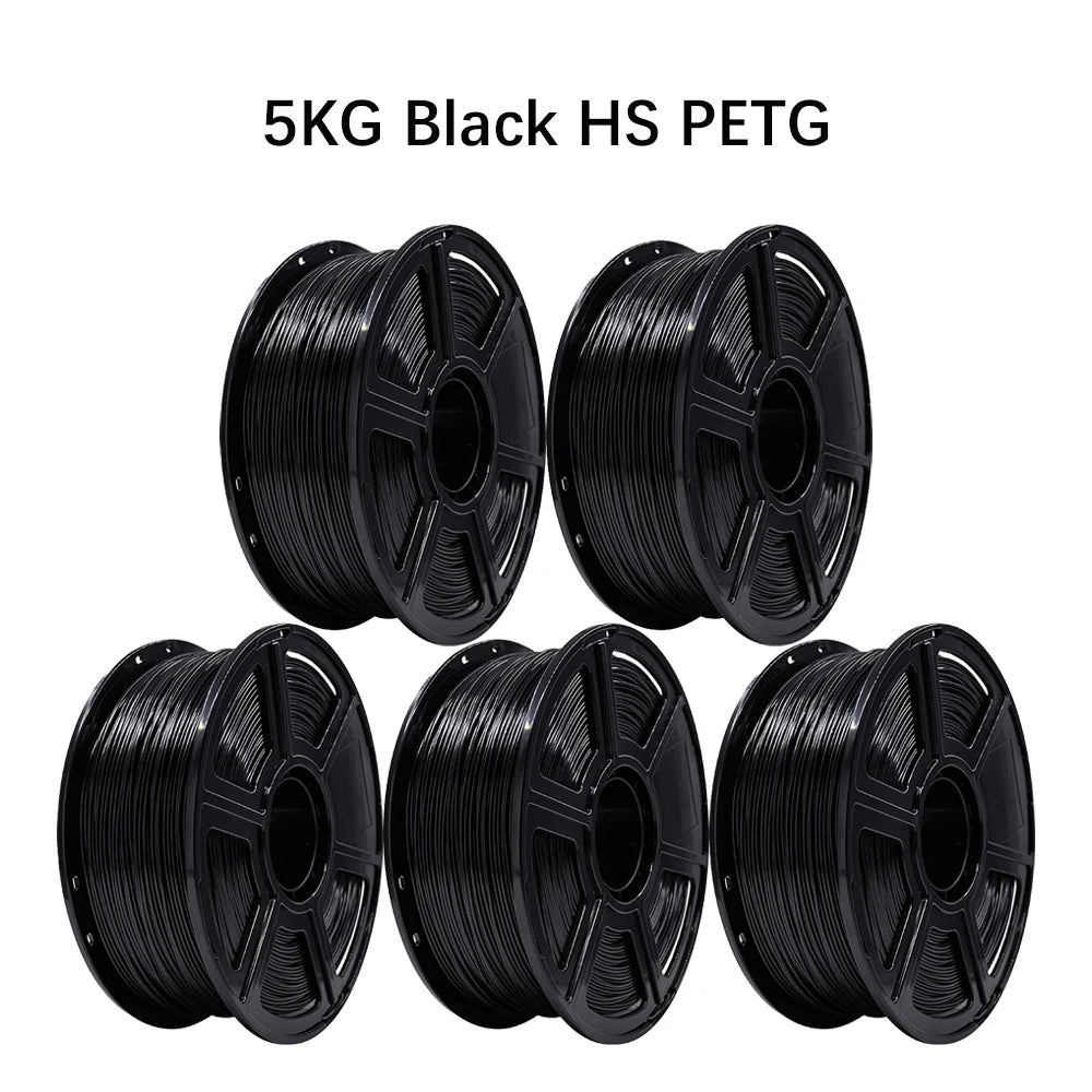 FLASHFORGE 5pcs/lot High Speed PLA/ PETG/ ASA 3d Printer Filament 1.75mm High Toughness Sealed Packaging No Plugs No Warping Low Shrinkage 3d Printer Material