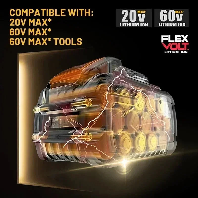 New 100% Original Dewalt 6.0Ah 9.0Ah Battery 20V Original Dewalt Power Tool Battery DCB206 DCB206 20V Battery DCB205 DCB200