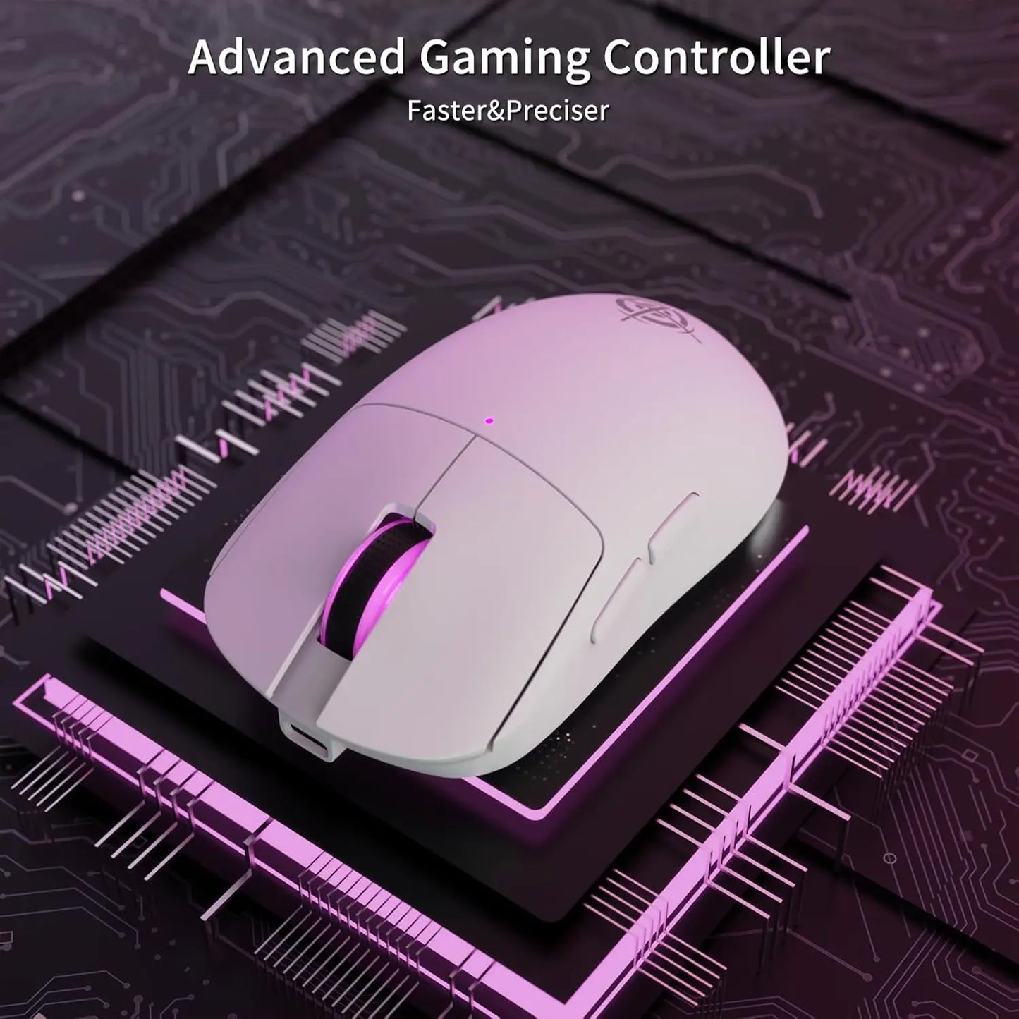 G6 Wireless Gaming Mouse, 24000 DPI Adjustable, 72g Lightweight Mouse, 1000Hz Polling Rate, Tir-Mode BT/2.4G/ Wired for Gamer/Office/PC/Mac