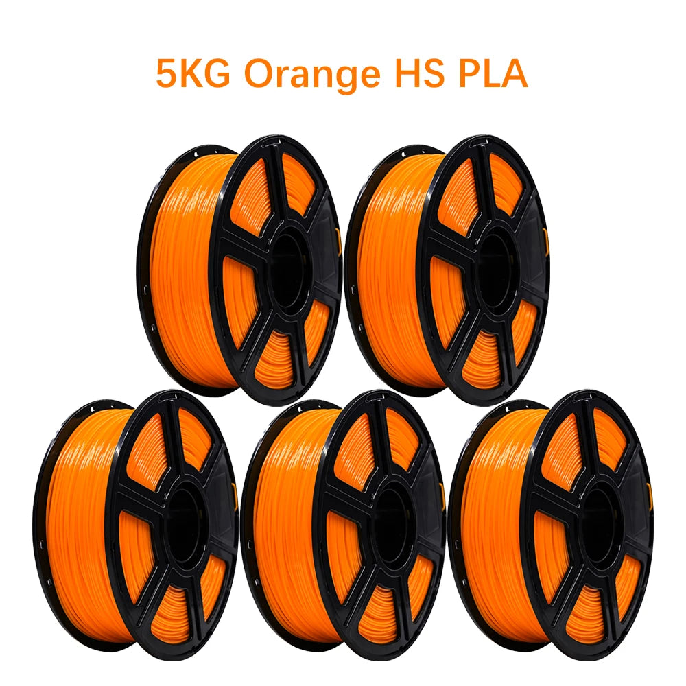 FLASHFORGE 5pcs/lot High Speed PLA/ PETG/ ASA 3d Printer Filament 1.75mm High Toughness Sealed Packaging No Plugs No Warping Low Shrinkage 3d Printer Material