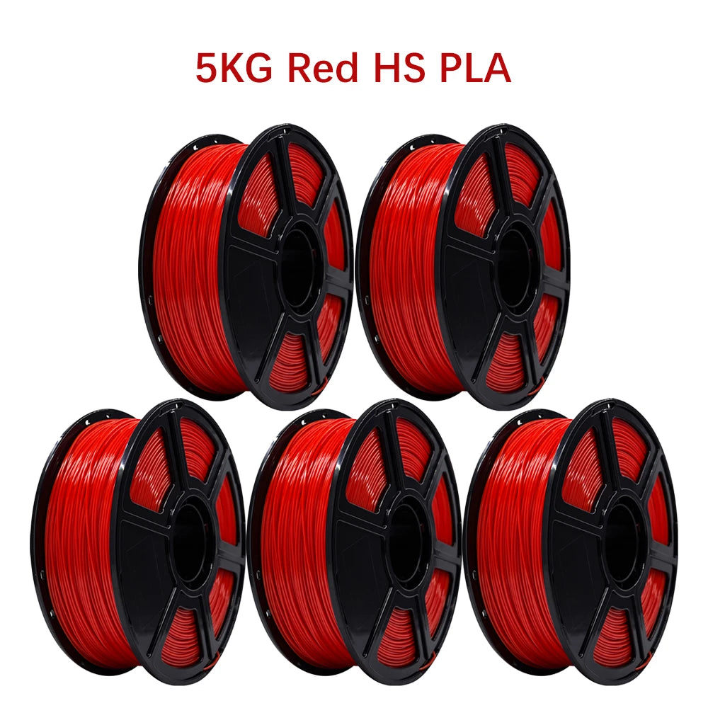 FLASHFORGE 5pcs/lot High Speed PLA/ PETG/ ASA 3d Printer Filament 1.75mm High Toughness Sealed Packaging No Plugs No Warping Low Shrinkage 3d Printer Material
