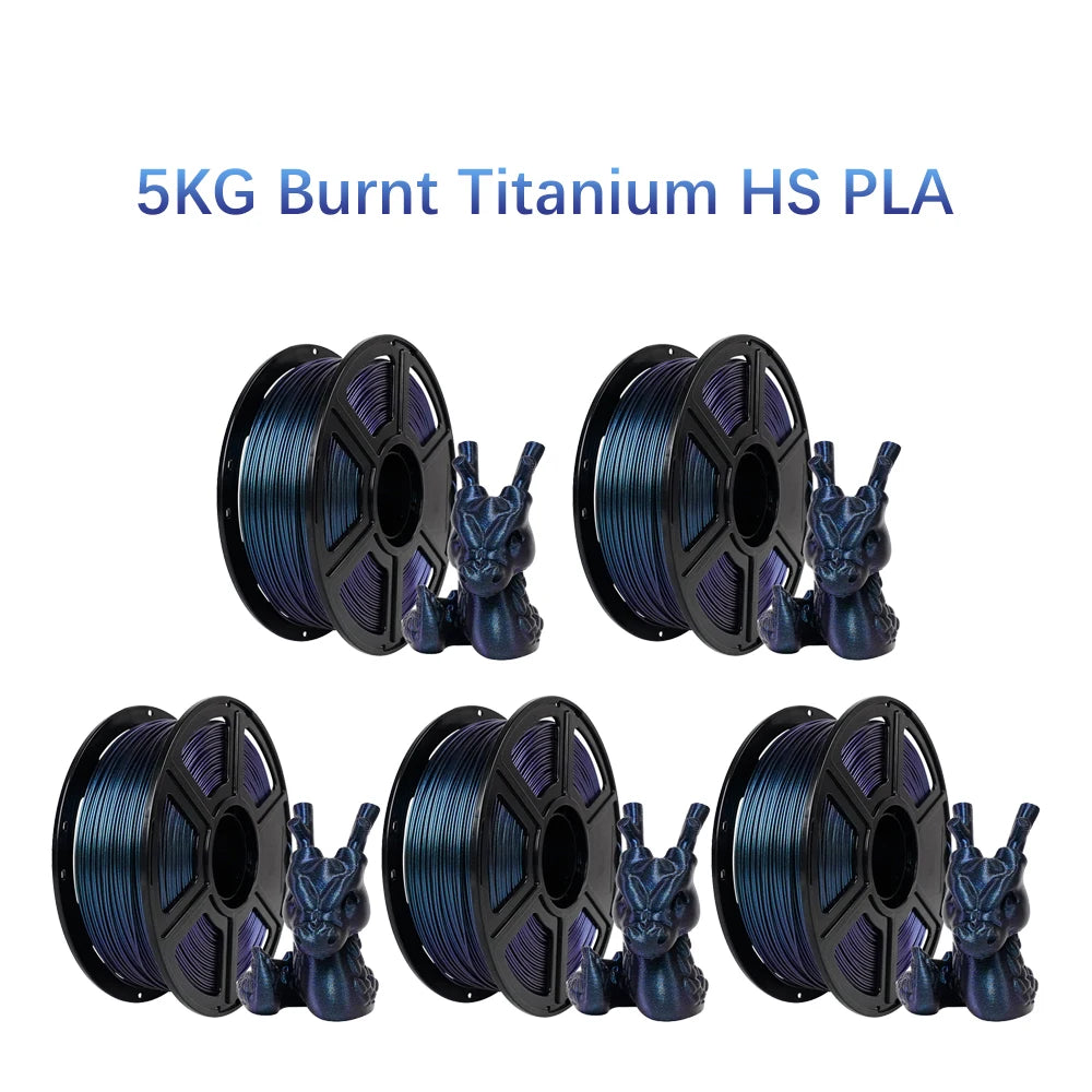 FLASHFORGE 5pcs/lot High Speed PLA/ PETG/ ASA 3d Printer Filament 1.75mm High Toughness Sealed Packaging No Plugs No Warping Low Shrinkage 3d Printer Material