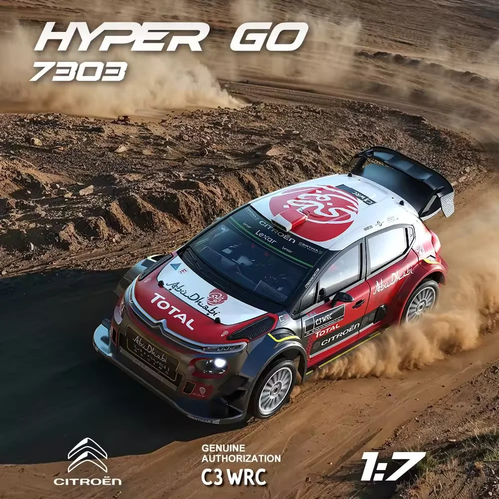 MJX 7303 C3 WRC 1/7 RC Car Brushless Drift Remote Control 60km/h Four-Wheel Drive High-Speed Rally Car Professional Toy Vehicle