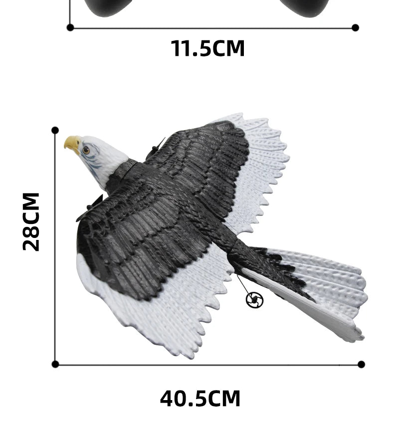 FX651 RC Plane Eagle Airplane Wingspan Glider 2.4G Radio Remote Control Aircraft EPP Foam Toys for Children Boys