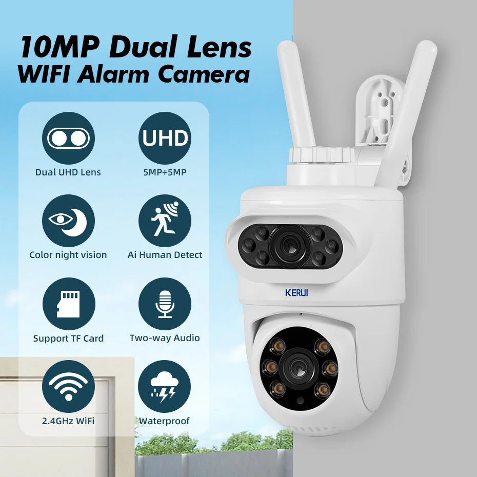KERUI W181 New Panel Host Home Alarm System Wireless WiFi GSM Anti-Theft Alarm Tuya Smart Life for Your Family Safe Security