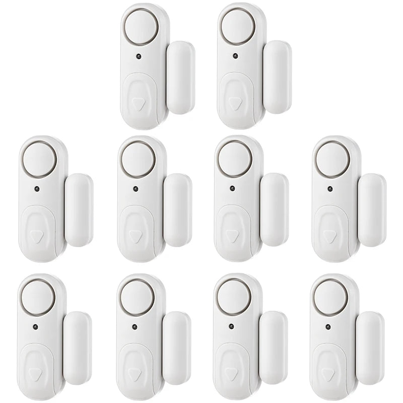 KERUI Wireless Window Door Magnets Sensor Detector with Battery Door Sensor Security Alarm for Home Security Work Independently