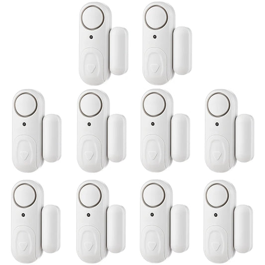 KERUI Wireless Window Door Magnets Sensor Detector with Battery Door Sensor Security Alarm for Home Security Work Independently