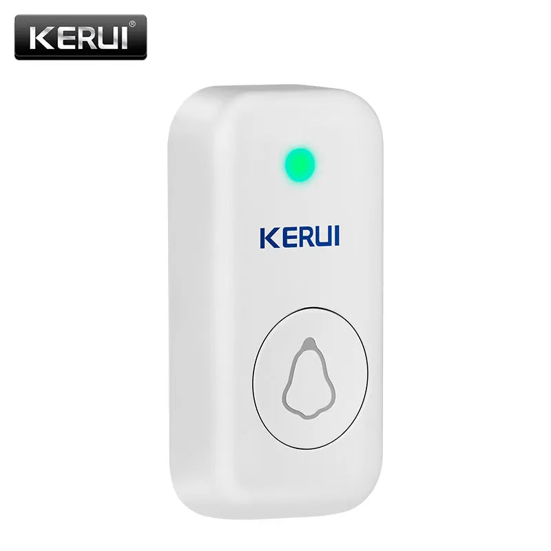 KERUI Wireless Doorbell Home Security Welcome Chime Door Bell Work with PIR Motion Detector Door Sensor Sound Alarm Ring Button