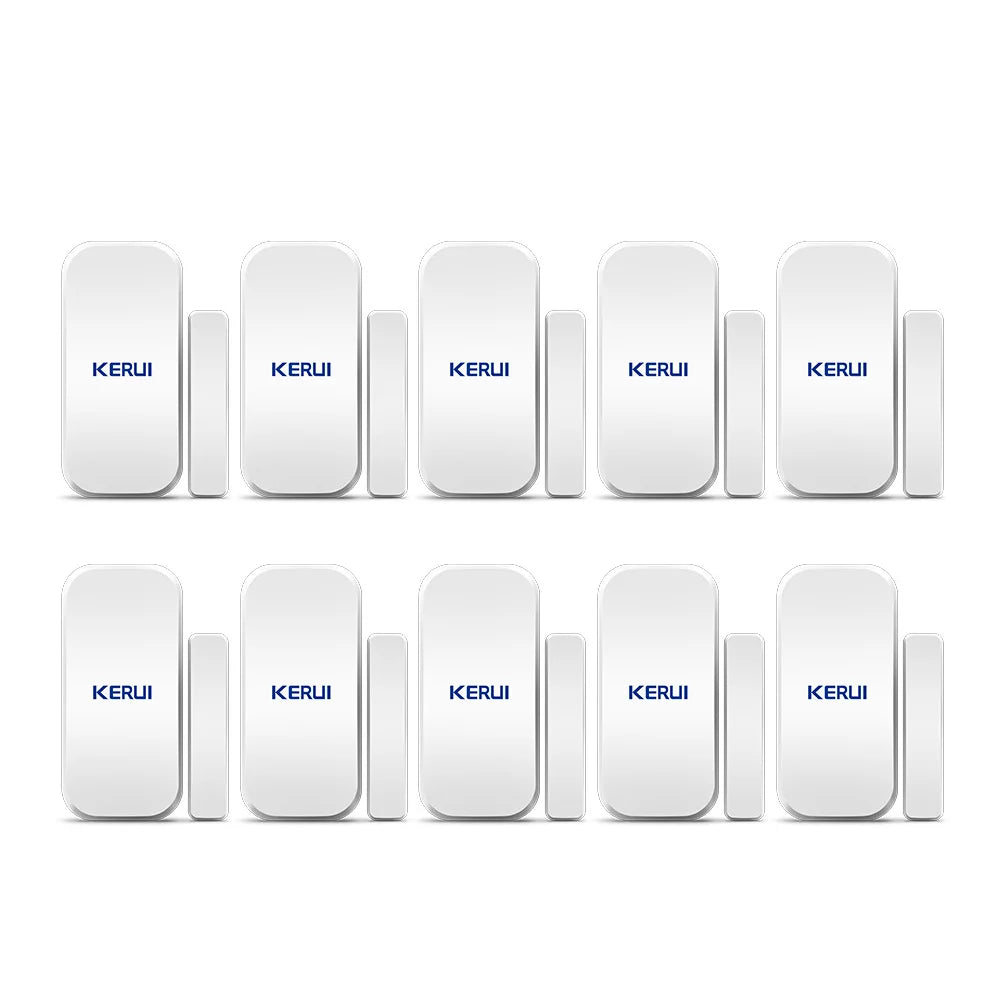 KERUI Wireless 433MHz Window Door Magnet Sensor Detector For KR-W181 W184 W204 Home Security Alarm Systems Burglar Anti-theft