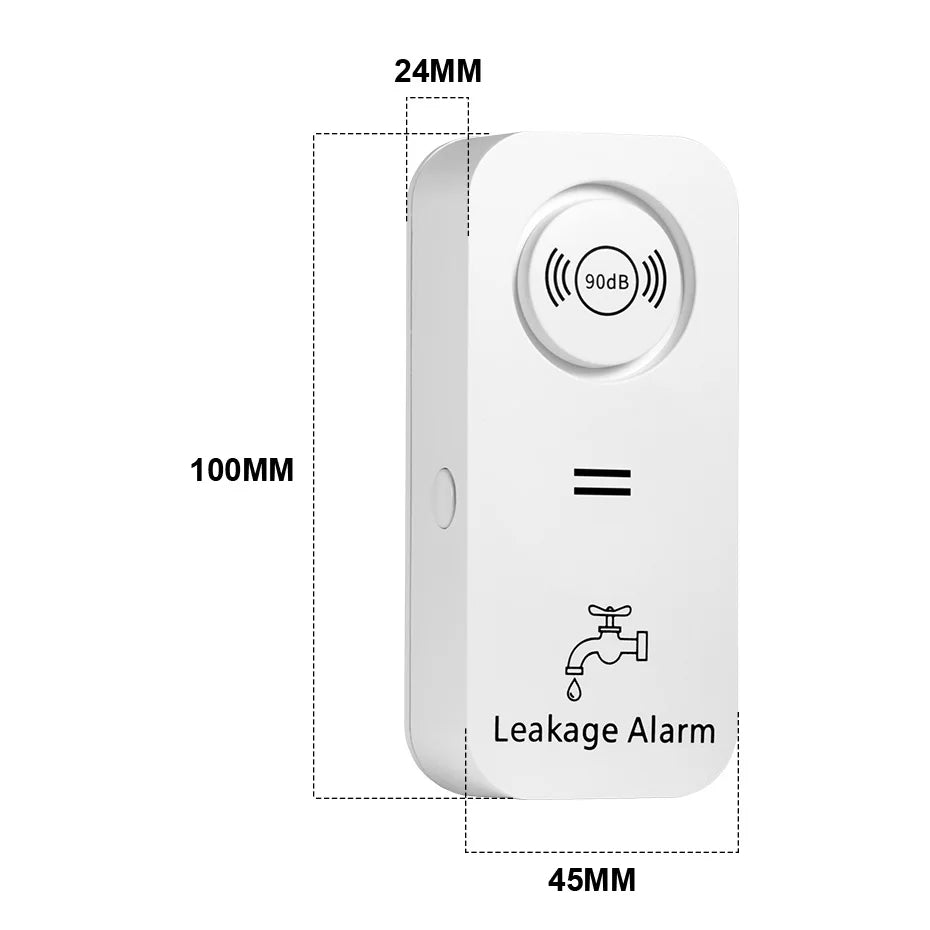 KERUI Water Leakage Alarm Detector 90db Wireless Water Sensor Working for KERUI Alarm System Leak Alert Monitoring Leak and Drip