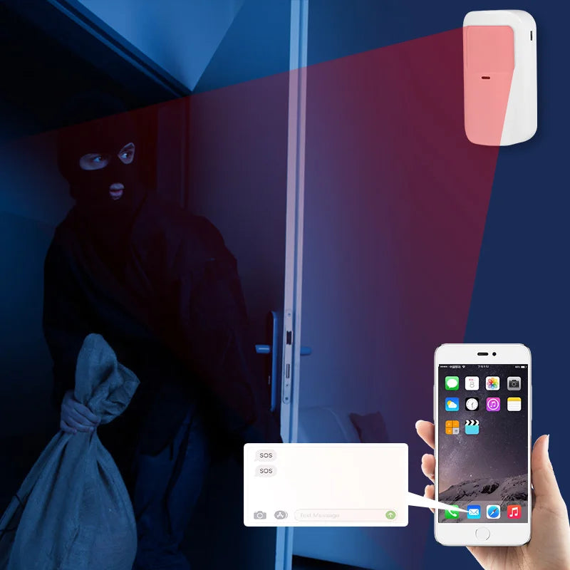 P10 Wireless Anti-pet PIR Motion Sensor Infrared Detector Alarm With Battery For G30 G20 Home Security Alarm System Protection