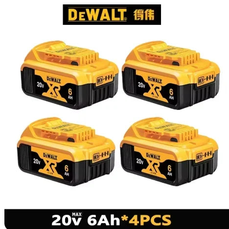 New 100% Original Dewalt 6.0Ah 9.0Ah Battery 20V Original Dewalt Power Tool Battery DCB206 DCB206 20V Battery DCB205 DCB200
