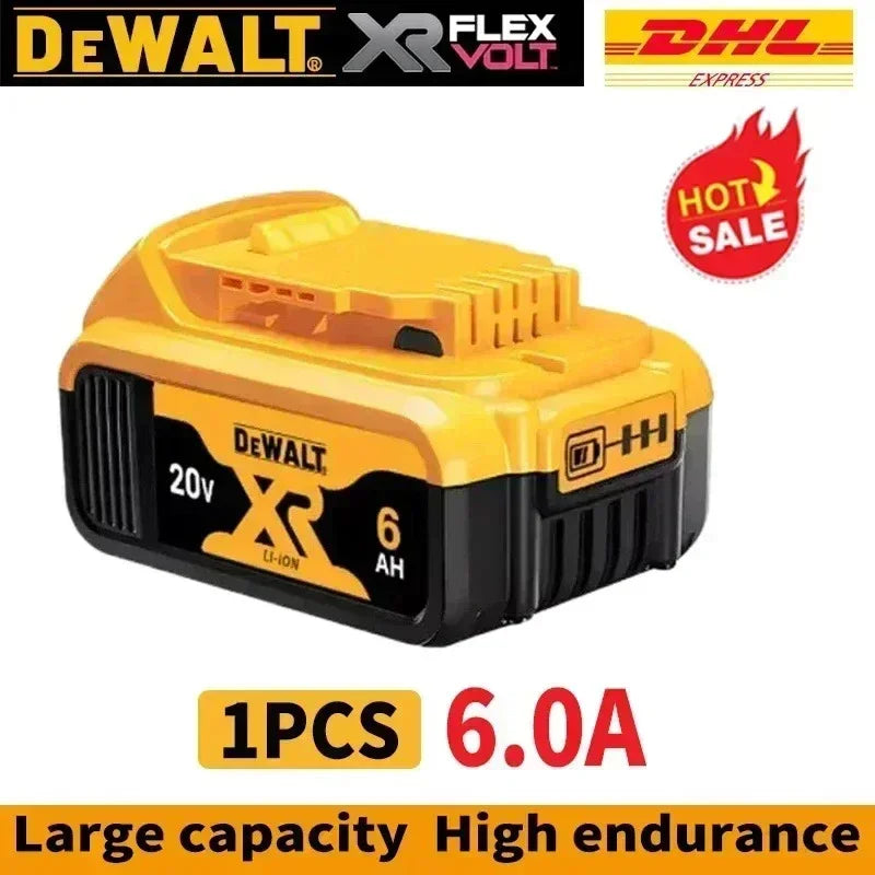 New 100% Original Dewalt 6.0Ah 9.0Ah Battery 20V Original Dewalt Power Tool Battery DCB206 DCB206 20V Battery DCB205 DCB200