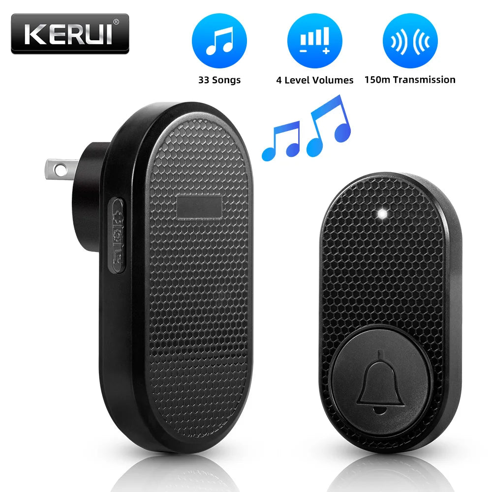 M558 Wireless Smart Doorbell Welcome Home Security Alarm Door Bell with 33 Songs 4 Levels Adjustable Volume Easy Installation
