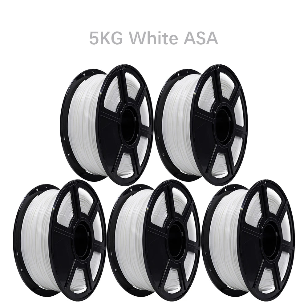 FLASHFORGE 5pcs/lot High Speed PLA/ PETG/ ASA 3d Printer Filament 1.75mm High Toughness Sealed Packaging No Plugs No Warping Low Shrinkage 3d Printer Material