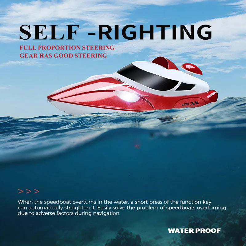 WL918 RC Boat 2.4G Speed 35 Km/H Remote Control High Speed Racing Boat With Water Cooling System Low Voltage Alarm Toy Boy Gift
