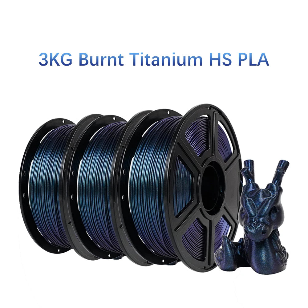 FLASHFORGE 3pcs/lot High Speed PLA/ PETG/ ASA 3d Printer Filament 1.75mm High Toughness Sealed Packaging No Plugs No Warping Low Shrinkage 3d Printer Material