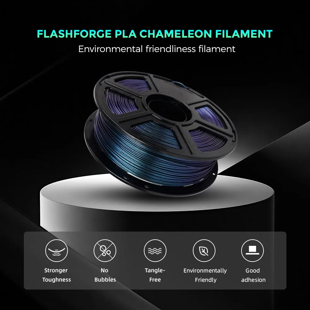 FLASHFORGE 3pcs/lot High Speed PLA/ PETG/ ASA 3d Printer Filament 1.75mm High Toughness Sealed Packaging No Plugs No Warping Low Shrinkage 3d Printer Material