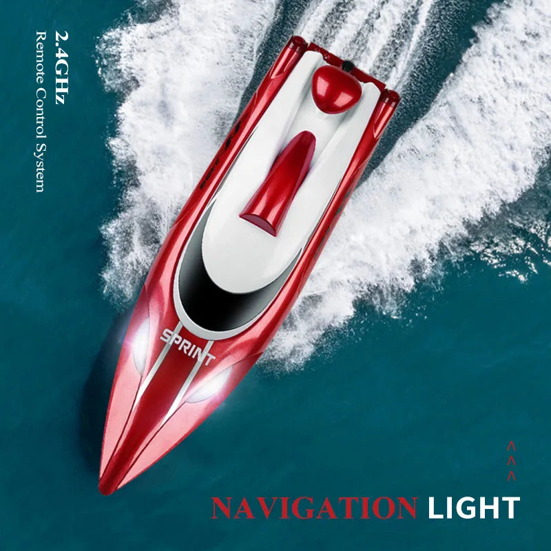 WL918 RC Boat 2.4G Speed 35 Km/H Remote Control High Speed Racing Boat With Water Cooling System Low Voltage Alarm Toy Boy Gift