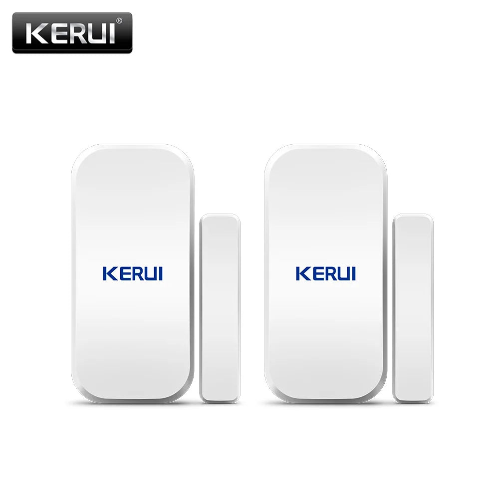 KERUI Wireless 433MHz Window Door Magnet Sensor Detector For KR-W181 W184 W204 Home Security Alarm Systems Burglar Anti-theft